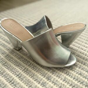 ASOS Silver Mules